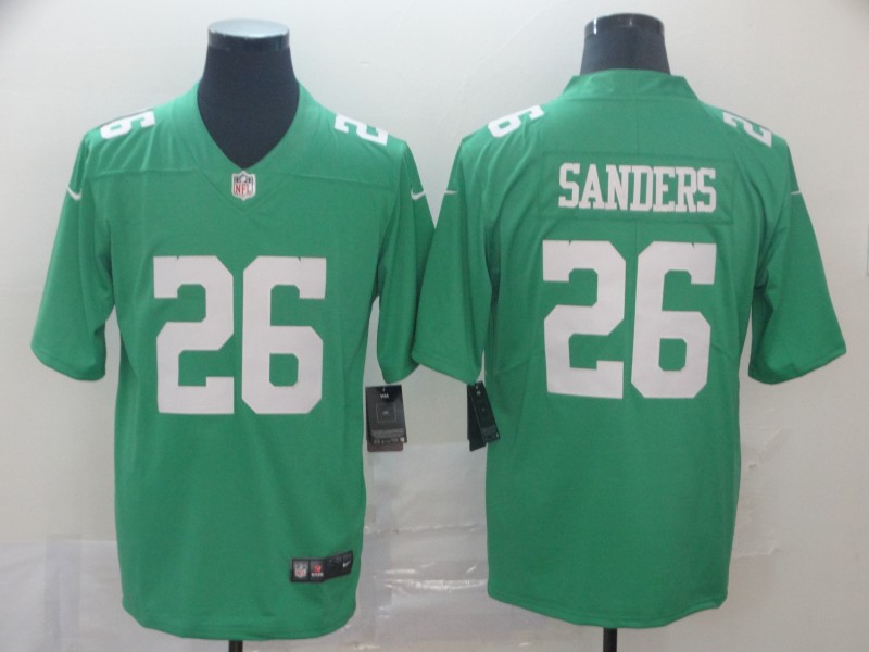 Men's Philadelphia Eagles #26 Miles Sanders Green 2019 City Edition Limited Stitched NFL Jersey
